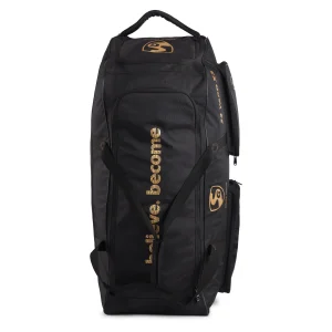 SG Cricket Kit Bag 22 Yard X3V Wheelie - Black