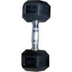 Cosco Hexa Dumbbell Rubber 10 Kg
