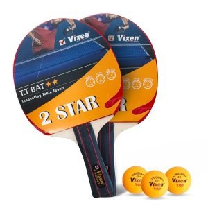 Vixen Table Tennis Bat 2 STAR GIFT SET