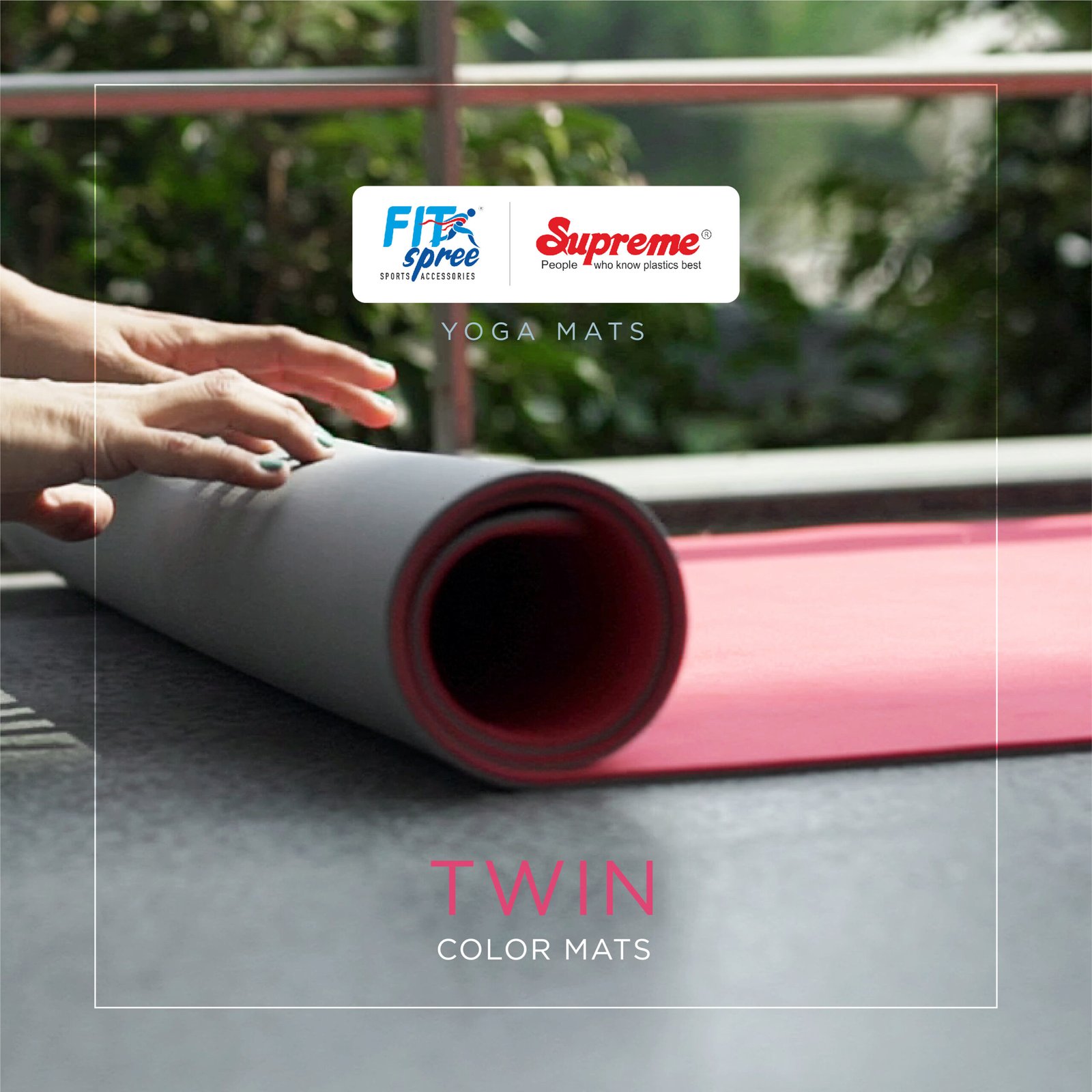 Supreme Yoga Mats - Twin Colour Yoga Mat 7mm - Image 3